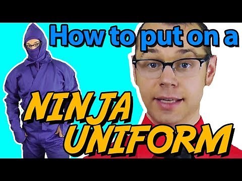 How to Put on a Ninja Uniform with KarateMart.com
