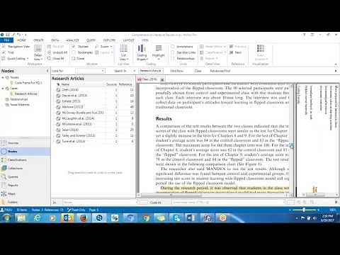 The Benefits of Using Coding Stripes and Highlight Functions in NVivo 11