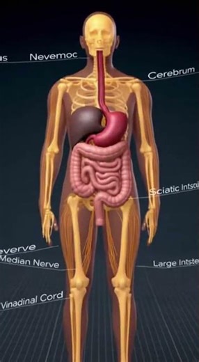 A hyper-realistic 3D animation of the entire human body_