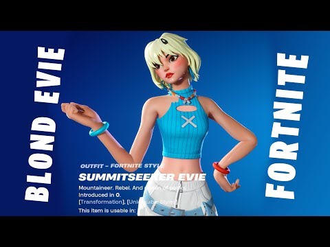 Emotes with SummerSeeker Evie NO JACKET | Fortnite
