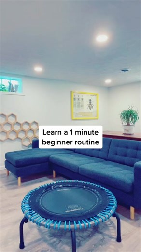 1 Minute Beginner Trampoline Workout Routine