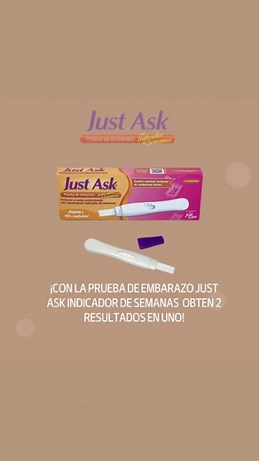 ¡Con la prueba de embarazo Just ask indicador de semanas obtén 2 resultados en uno! 🤰🏻🌹💞👩🏻🚼👣 #mamas #embarazo #planeacionfamiliar #embarazofeliz #sigueme #parati #felicidad #amor #bebes #vida #mujeres #señoritas
