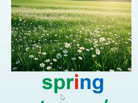 春天弹簧spring怎么读，英语音标如何拼