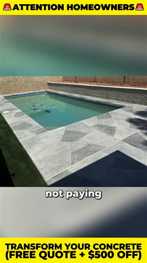 No demo, vibrant concrete overlay, no upkeep, lifetime warranty. Book now! | Arizona Creative Surfaces