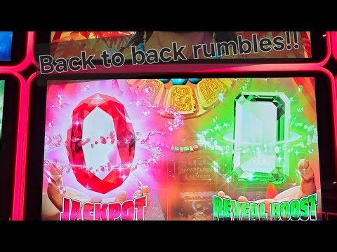 The jungle is lush! Rumble 2 electric boogaloo on Mighty Mayan chief Lush Jungle #slots #bigwin