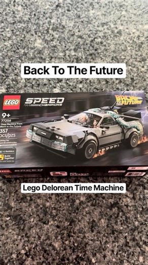New Back To The Future LEGO Delorean Time Machine Set #lego #backtothefuture