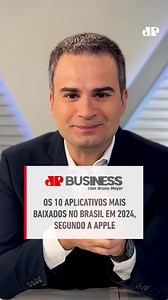 Quais foram os aplicativos mais baixados na Apple em 2024? Entre bancos, redes sociais e aplicativos de edição, no #JPBusiness desta sexta-feira (27), Bruno Meyer destaca os apps de maior sucesso no Brasil. 📺 Confira na JP News e Panflix #JovemPanNews #Business #Aplicativos #Apps | Jovem Pan News