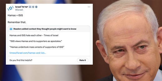 Israel's Twitter account hit with embarrassing correction over Hamas/Isis tweet