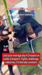 94 reactions · 23 shares | Just your average day in Croydon on public transport. Fights, stabbings, robberies, it's literally constant. #CttoRepost #foryou #foryourpage #fypシ゚viral #fyp #fypシ゚ #FB粉專 #fbreels #fb #fbviral #fbpost #fbreelsvideo #reels #foryou #foryoupage | Ronald Allan Cecilio | Facebook