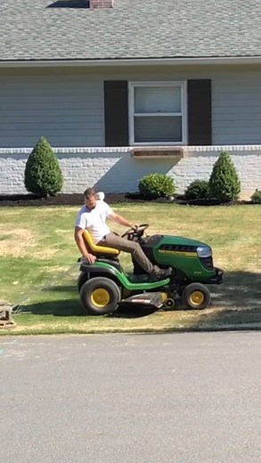 Vince Grove on Instagram: "Did a little sand leveling on the front lawn the other day. First time for doing this. The homemade drag/leveler worked perfectly. Can’t wait to get a video up on this! #sandleveling #levelup #lawncare #diylawncare #johndeere #johndeeretractor #instagood #satisfyingvideos #smoothasbutter #lawncarenut #youtube #subscribe"