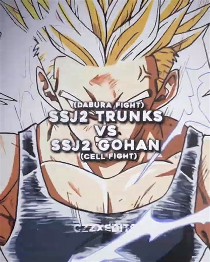 SSJ2 Trunks VS SSJ2 Gohan