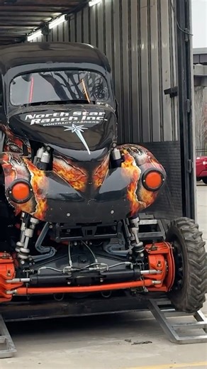 Unloading the Terminal Velocity Monster Truck! #shorts #monsterjam #omaha #monstertruck