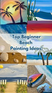 Top Beach Painting Ideas (For Beginners!)