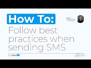 SMS best practices | ClickSend Quick Tips