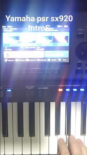 Yamaha psr sx920 demo