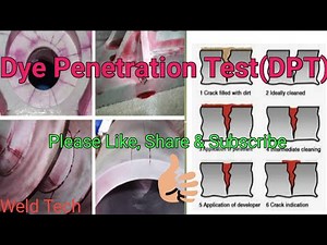 Dye Penetration Test | DPT | dpt in fabrication | what is dpt | dpt material testing | pt