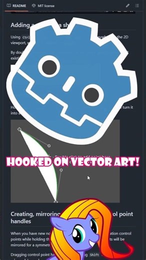 Scalable Vector Shapes 2D - Draw Scalable Vector Art directly in Godot #animation #godot #vector