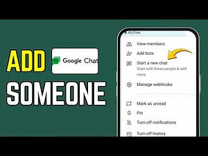 Add Someone in Google Chat (2026) | Invite Contacts to Google Chat