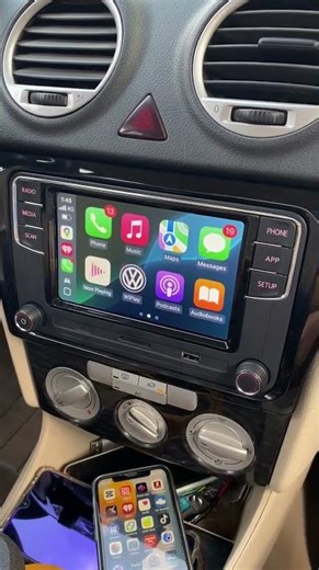PASSAT 2014 Upgrade Install Fix Wireless CarPlay Retrofit | Before After | RCD360 PRO3S