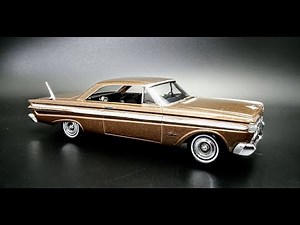 1964 Mercury Comet Caliente 289 V8 1/25 Scale Model Kit How To Assemble Paint Detail Interior Trim