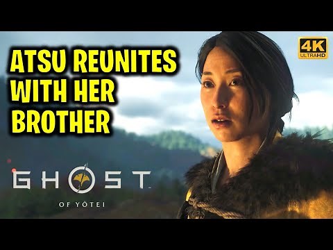 Atsu reunites with her brother Jubei | Ghost of Yotei 4K HDR Cutscene