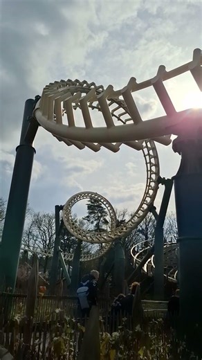 Corkscrews from Python at Efteling! #Efteling #Python #2026
