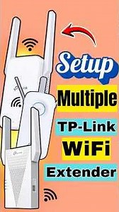 How to Setup Multiple TP-Link WiFi Extenders 🔥 #tplink #wifiextender #wifirepeater #tech