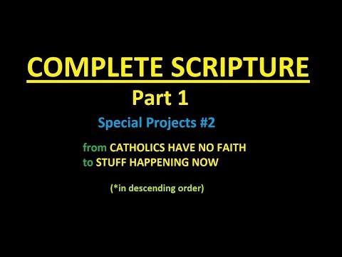 COMPLETE SCRIPTURE part 1 - Slideshow