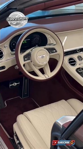 Inside a Bentley… This is Next-Level Comfort 🛋️✨ #revculture #bentleymotors #automobile