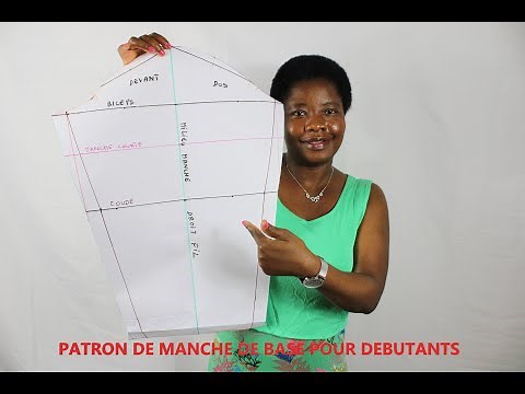Patron de manche de base facile pour débutants | Couture Ma Passion