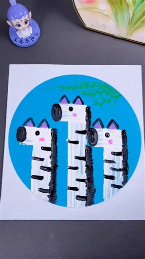 paper crafts creator on Instagram: "Step-by-Step Zebra Painting Craft #zebracraft #animalart #paintingidea #kidsart #easycraft #diyfun #creativecraft #arttime #homemadeart #funproject"