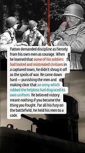 What Patton Ordered When He Found His Own Soldiers Had Looted A Town #short #history #ww2