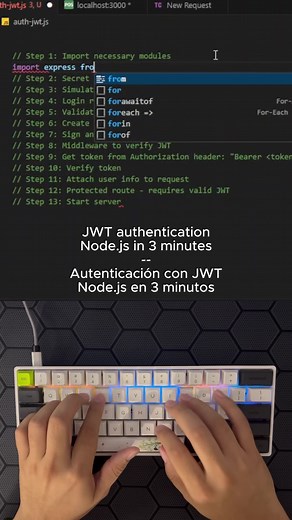 Tutorial Completo de Autenticación JWT con Node.js