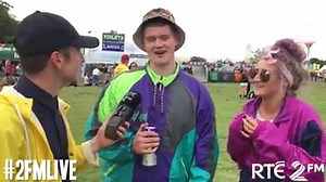 "I'm not even tipsy yet, I'm just happy!" 😂😂 WHAT A LEGEND!! 🙌 #2FMLIVE @ Electric Picnic | RTÉ 2fm