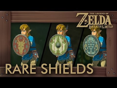 Zelda Breath of the Wild - Rare Shield Locations (Hunter's, Fisherman's & Emblazoned Shield)