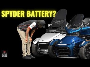 How to Access the Battery on a Can-Am Spyder | RT & F3