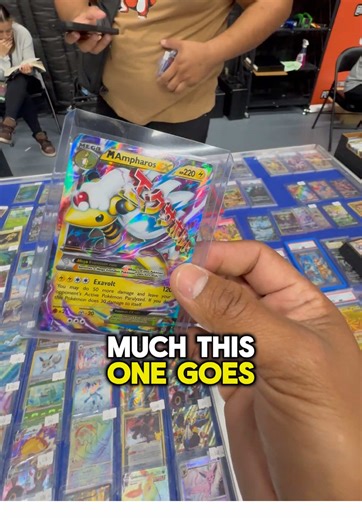 Discover Rare Mega Ampharos at Pokémon Card Show