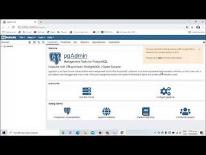 Solución - pgAdmin 4 fatal error the application server could not be contacted