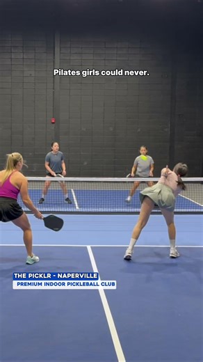 Women’s doubles doesn’t mess around.