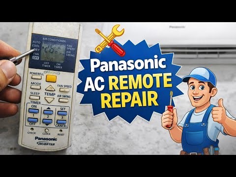 Panasonic inverter AC ka remote repair keypad repair keypad repairing karna sikhe