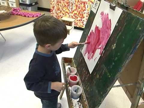 Kindergarten students express themselves through Visual Arts