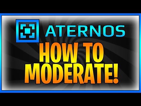 Aternos How To Moderate Your Server! 1.16.4 (Aternos Tutorials 2021)