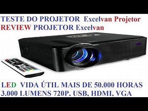 REVIEW PROJETOR Excelvan CL720D LED Projector with Digital TV Gearbest