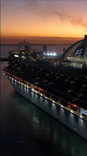 Crown Princess at berth, Darwin (May 2025)