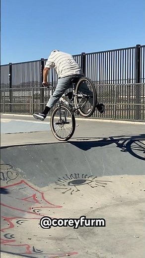 29” BMX Tricks at Skatepark - Corey Furmage