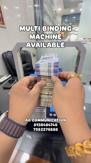 MULTI BINDING MACHINE AVAILABLE AG COMMUNICATION 8130404740 7982276880 | AG Communication