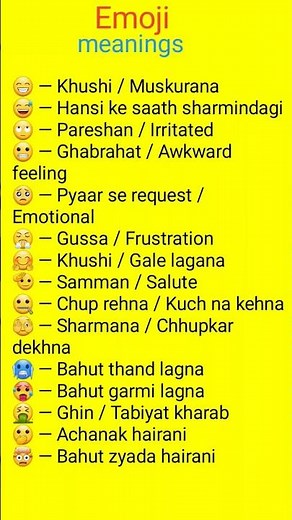 🤯 Emoji meanings you should know! Decode popular emojis and use them correctly.📱✨️