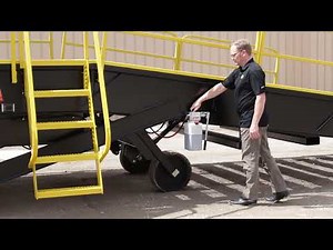 Dockzilla Mobile Loading Dock: Easy for Forklift Maneuvering & Patented Automatic Wheel Replacement