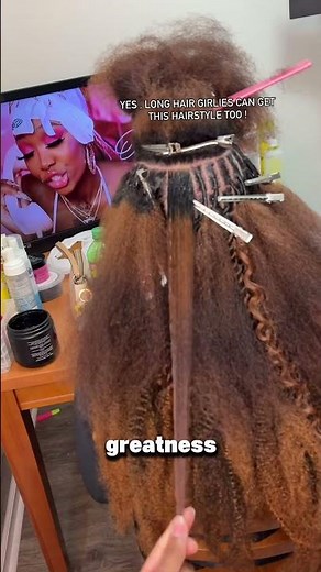 Invisible Locs on Long Hair 🤎✨ | #invisiblelocs #protectivehairstyles #naturalhair