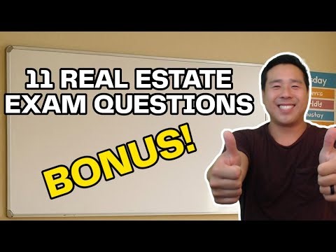 11 *BONUS* Real Estate Test Questions for 2025 (Pass the EXAM!)